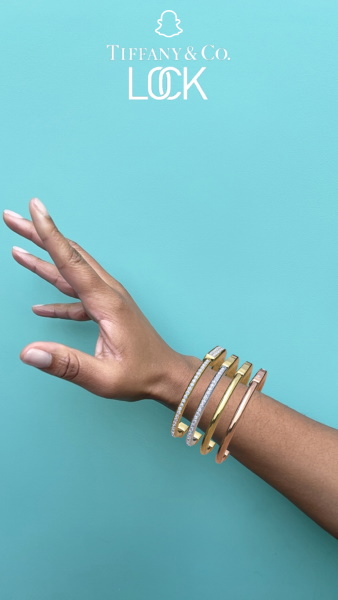 Snapchat Tiffany మరియు Co AR లెన్స్